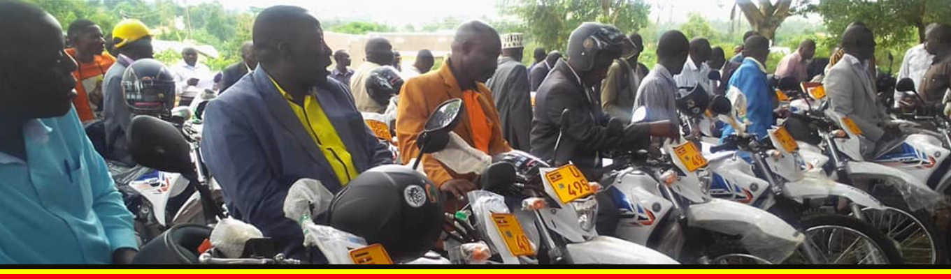 RDC Kagadi Hands over 35 Motocycles to LCIII Chairpersons